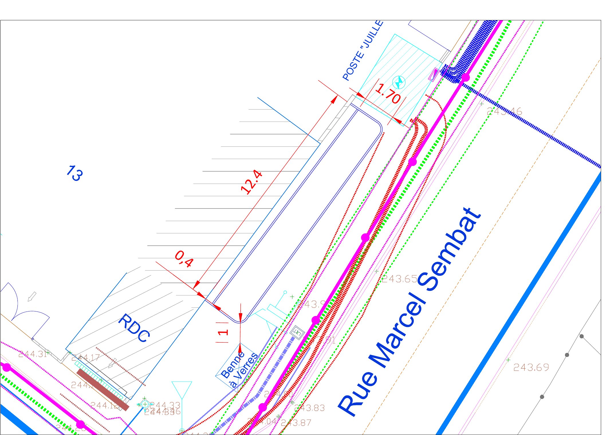 Plan de synthèse · Rue Marcel Sembat